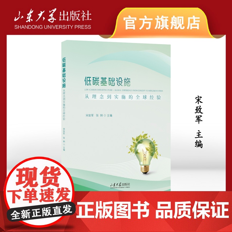 低碳基础设施:从理念到实施的全球经验 宋致军主编 9787560780450 山东大学出版社