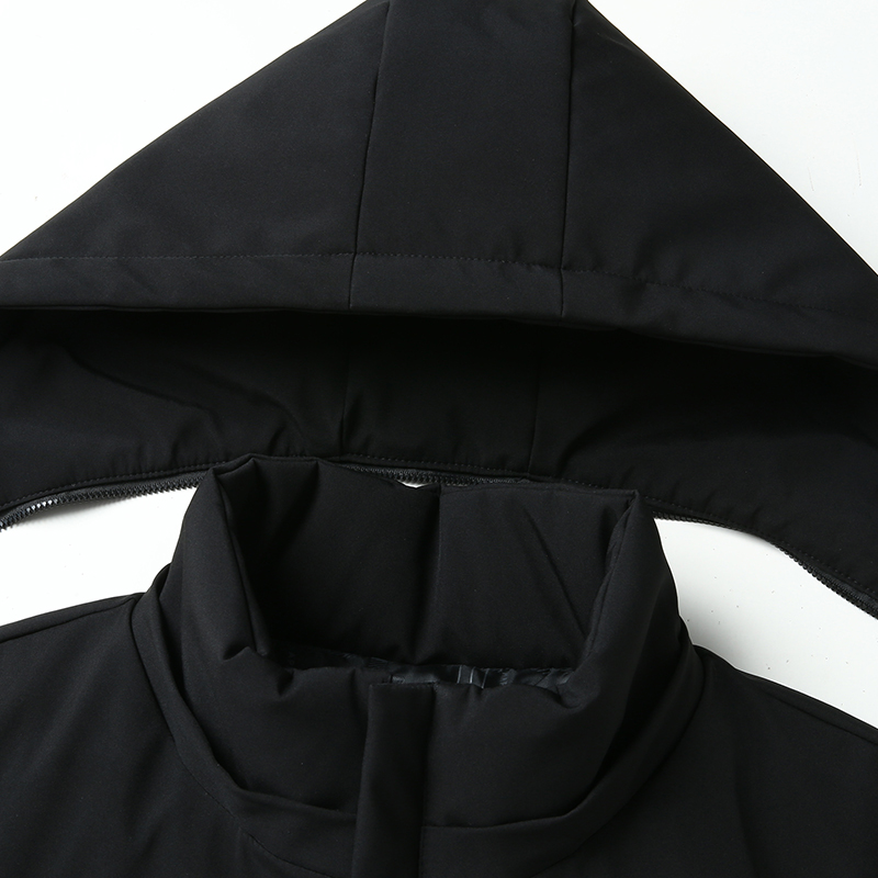 啄木鸟棉衣外套男2024新款冬季加绒加厚派克服中老年爸爸连帽棉服高清大图