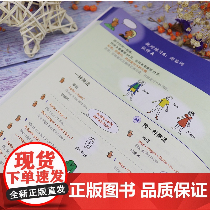 正版 德语基础语法轻松练a1/a2 德语德福A1/A2考试德语语法测试训练练习册习题集德语自学入门教材书籍德语教材上海外高清大图
