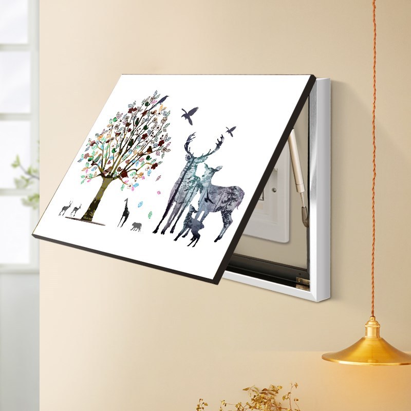 澳派(aopai)行李架无框电表画 (171024)墙 电表箱装饰画竖款 免打孔