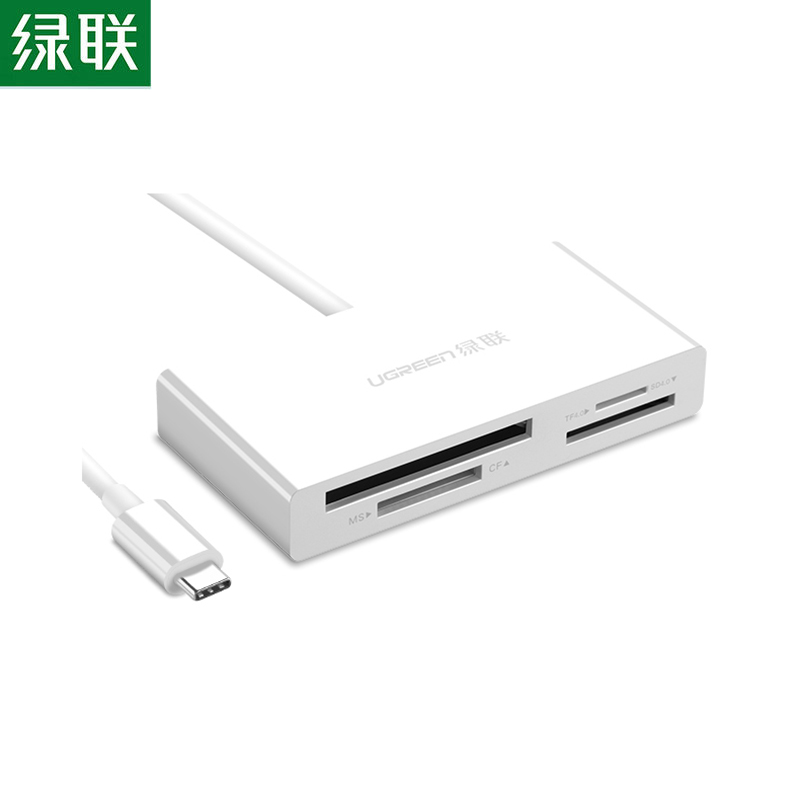 绿联 Type-C多功能读卡器 TF/SD+4.0+四合一40745 CM102 件高清大图