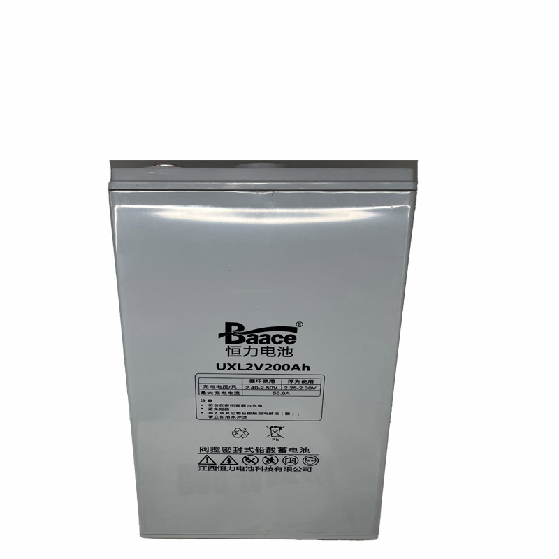 BAACE恒力铅酸蓄电池UXL2V200Ah(含配件卸货)块