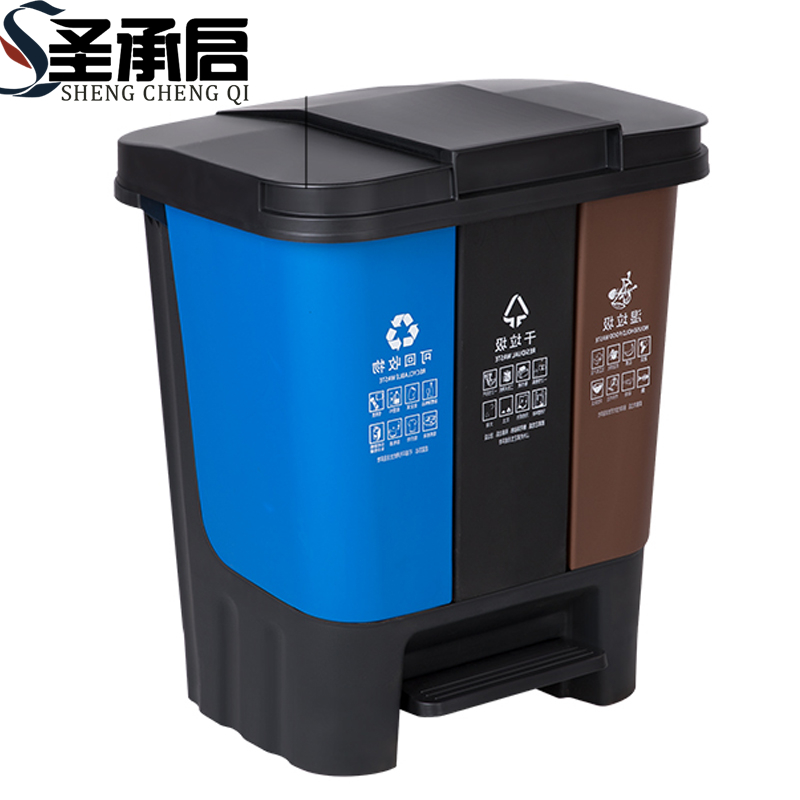 圣承启 分类垃圾桶 款三个高清大图