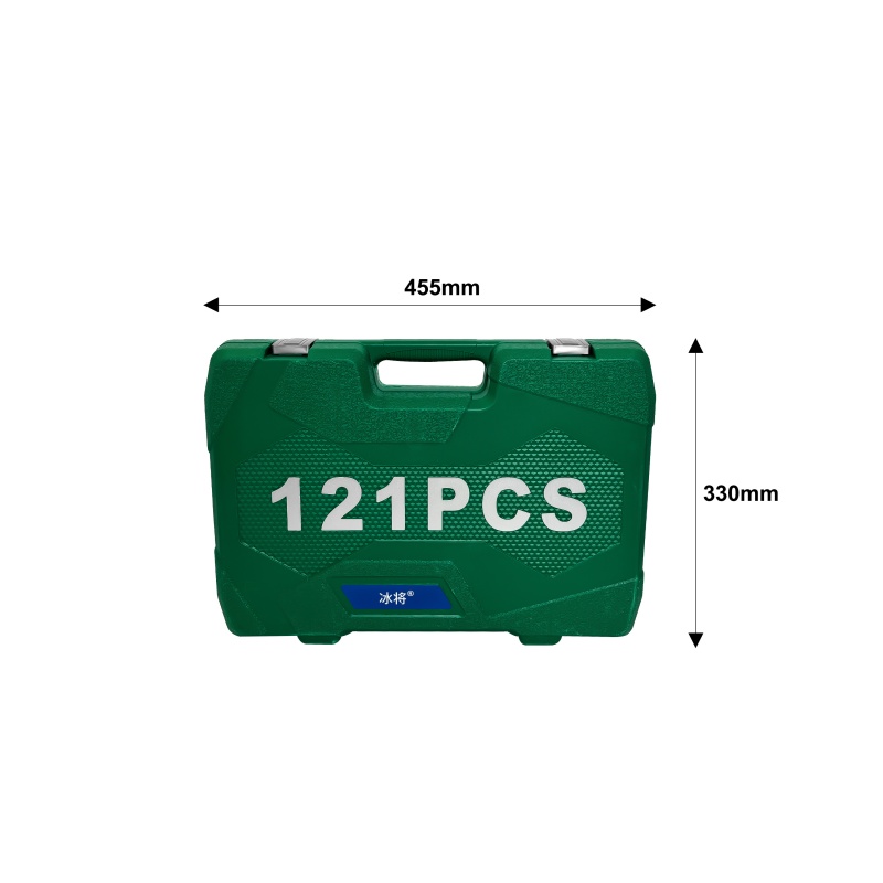 冰将 绿盒121件套简扳手 121件套 盒高清大图