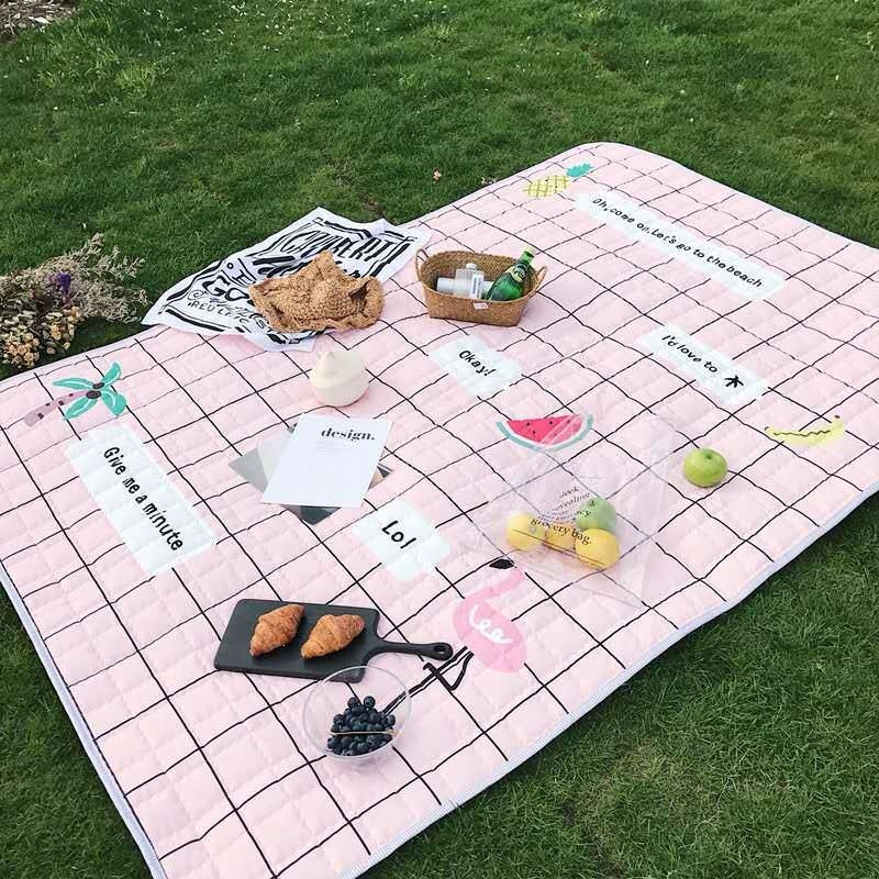 闪电客四季户外野餐垫加厚加大春秋游野炊帐篷垫子便携地垫可机洗视频