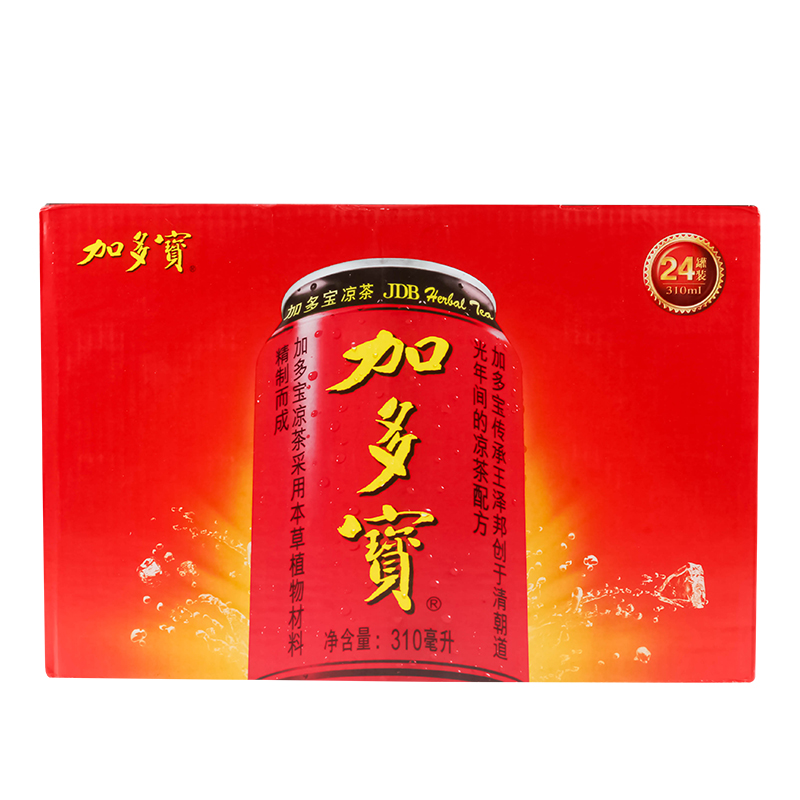 加多宝凉茶罐装310ml*24整箱易拉罐草本植物清凉夏季饮料红罐解暑高清大图