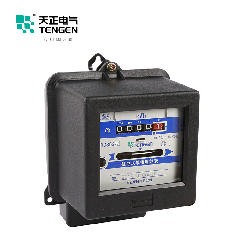 天正电气 DD862 单相 220V 10(40)A 机械式 09050030003 电能表电表