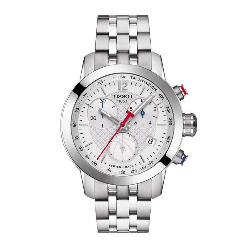天梭(TISSOT)瑞士手表 PRC200系列防水女士石英表NBA款T055.217.11.017.00礼物