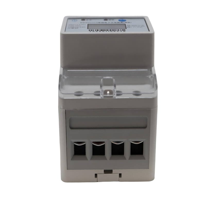 导轨式单相电能表高清大图