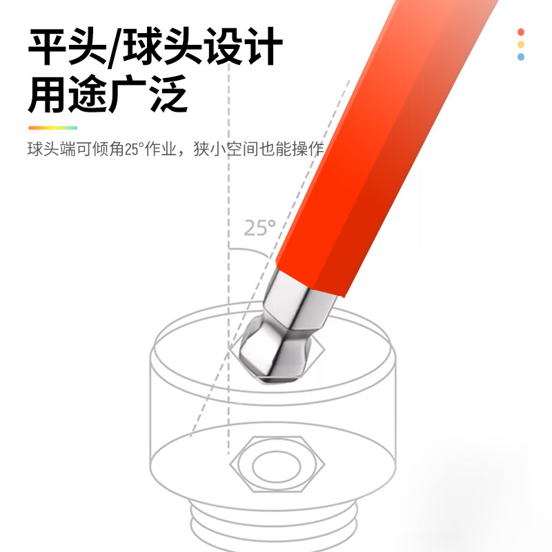 世达1.5-10MM 彩虹9件工具组合高清大图