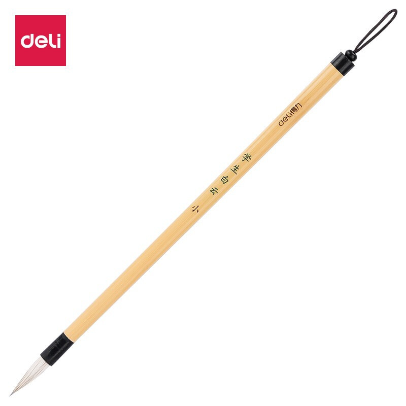 得力 6588 白云毛笔 32.8*4.5*1cm 1支/袋 (单位:支) 黄