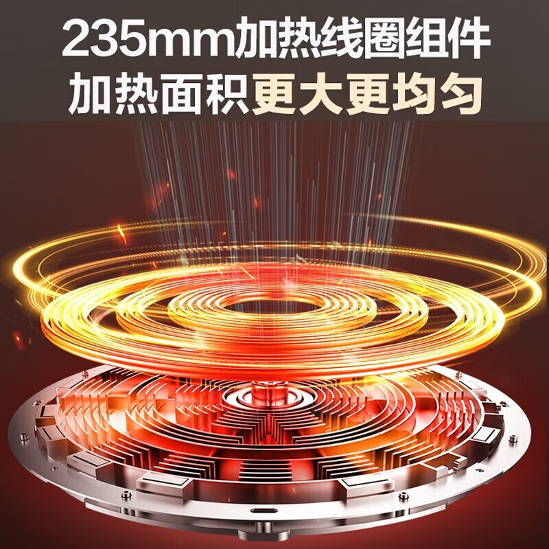 苏泊尔(SUPOR)2200W大功率电磁炉电磁灶电陶炉火锅炉 家用智能多功能大线圈 预约定时显影彩屏C22-IA01高清大图