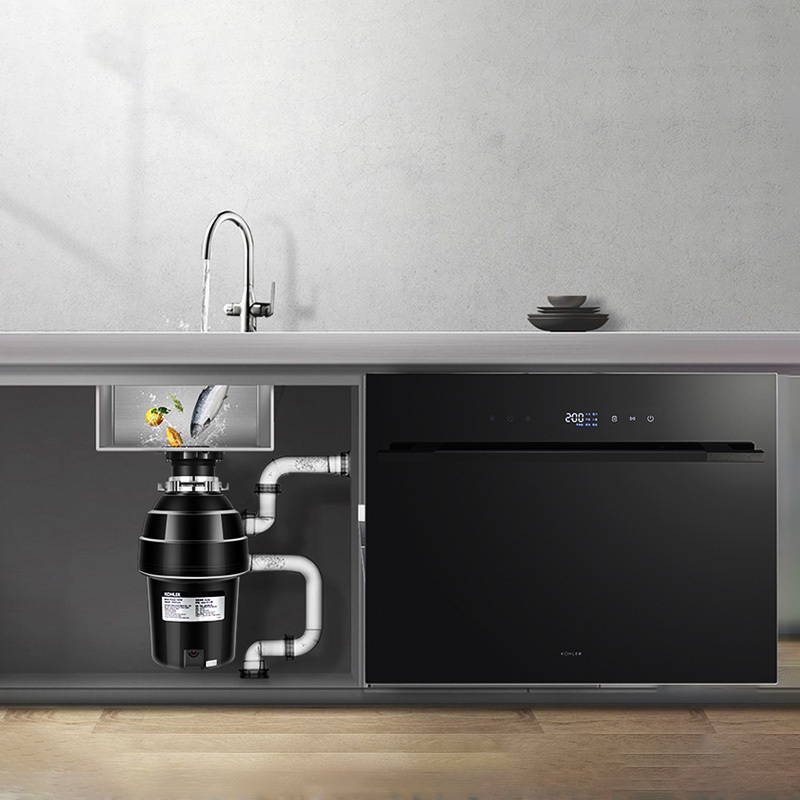 科勒(KOHLER)家用嵌入式抽屉式全自动洗碗机8套大容量智能高温消毒烘干刷碗机K-26592T-NA