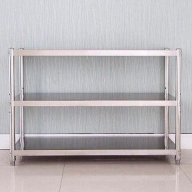 不锈钢三层货架 150cm×50cm×80cm