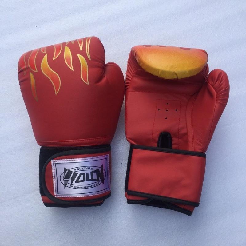 拳击手套成人儿童散打拳套男女训练泰拳半指格斗搏击沙袋拳套 成人