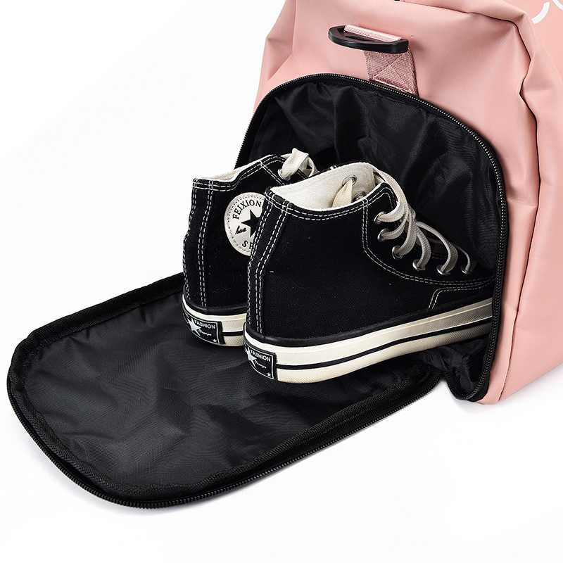 苏宁宜品&一禾亼物户外休闲短途旅行包大容量背包游泳手提行李包单肩斜挎4825黑色高清大图