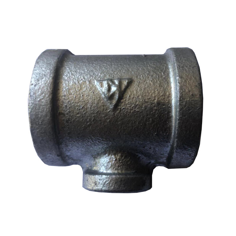 萃姿尔(TRESOR)镀锌三通正三通水暖可锻铸铁管件16mm（4个一包）