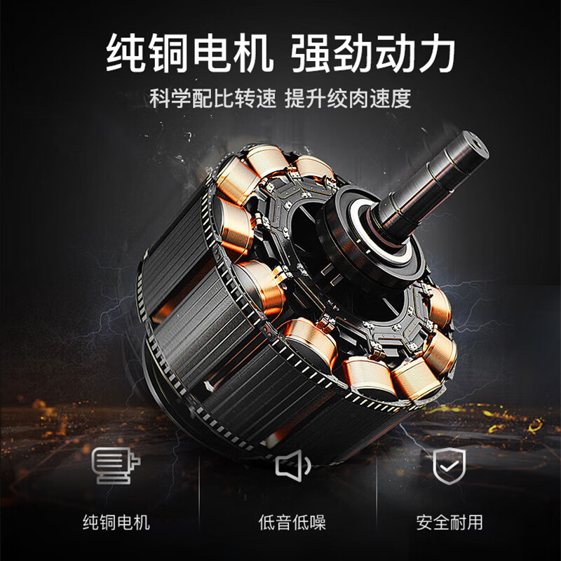 康宝(Canbo)绞肉机商用灌肠全自动碎肉绞馅机 大功率绞冻肉多功能切肉机打肉机JR180-T1.1KA