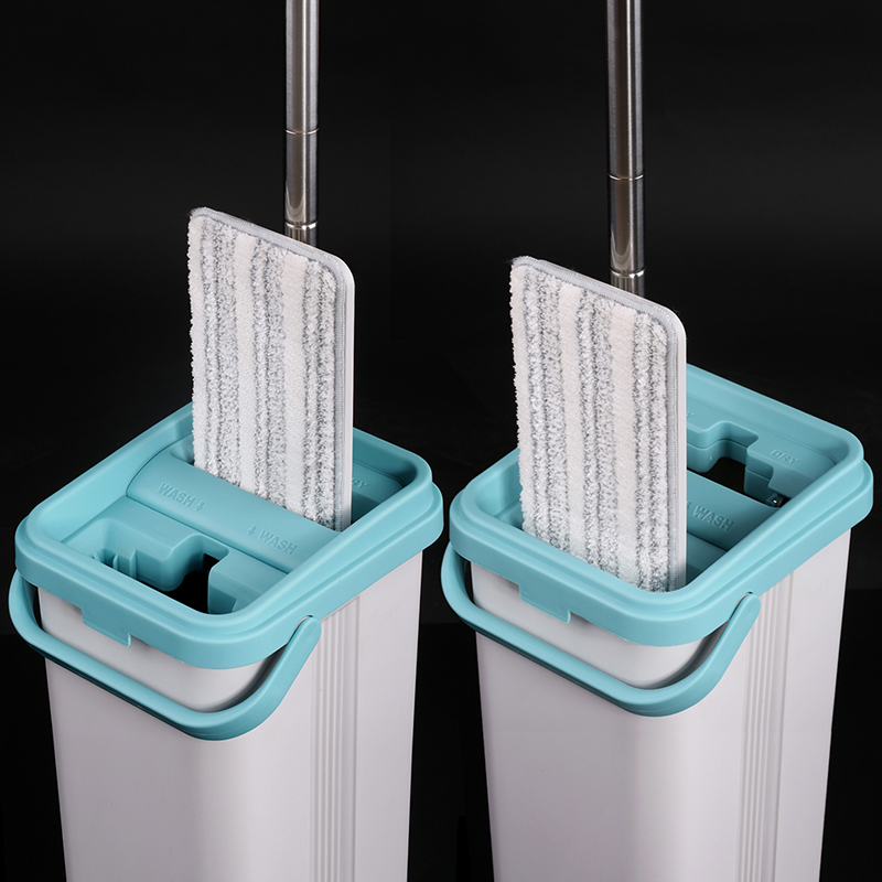 美丽雅刮刮乐拖把不锈钢材质超细纤维拖把头国产高效清洁刮洗一体设计高清大图