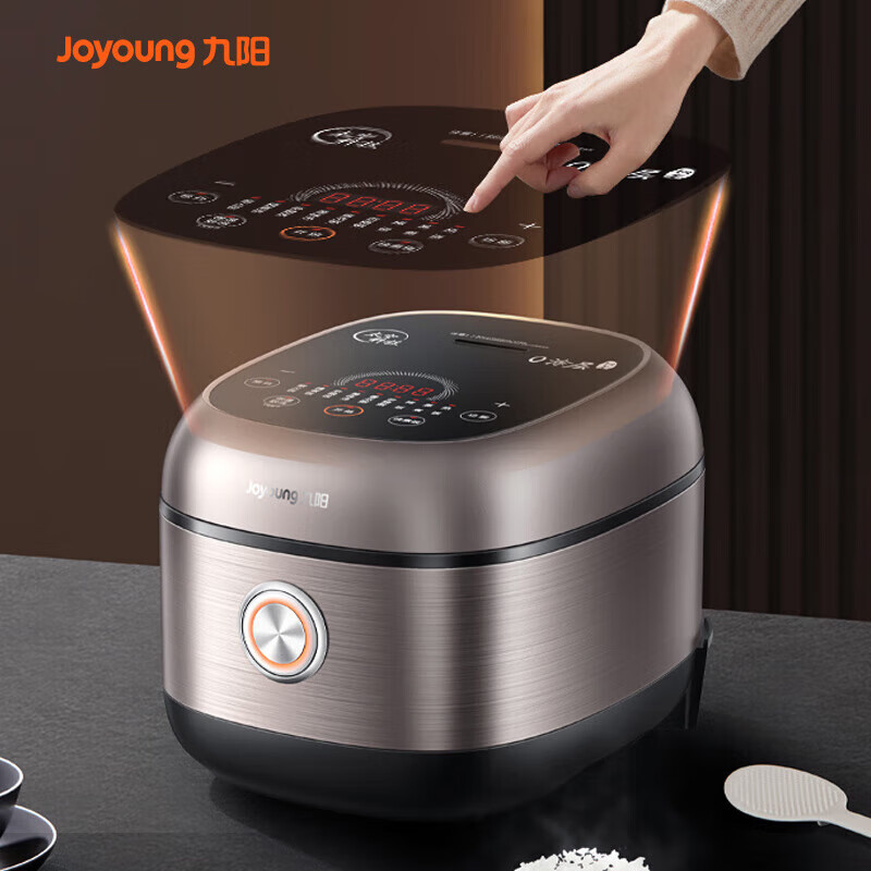 九阳Joyoung电饭煲合金内胆底盘加热微电脑控制圆形煲支持预约高清大图