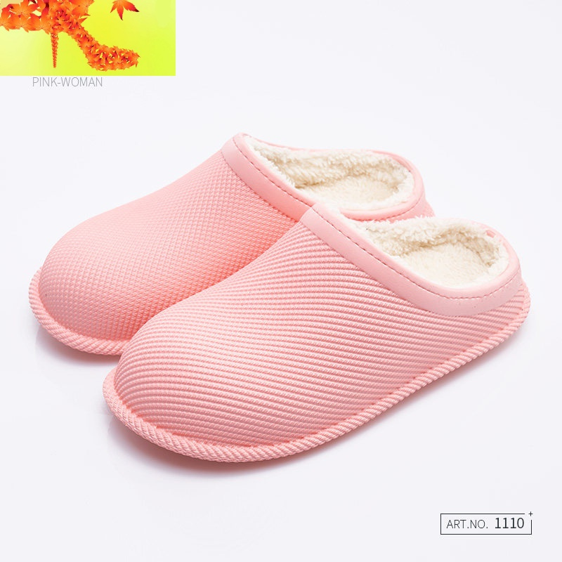 男士防水棉拖鞋秋冬季室内居家用保暖加绒冬天厨房卫生间外穿简畅