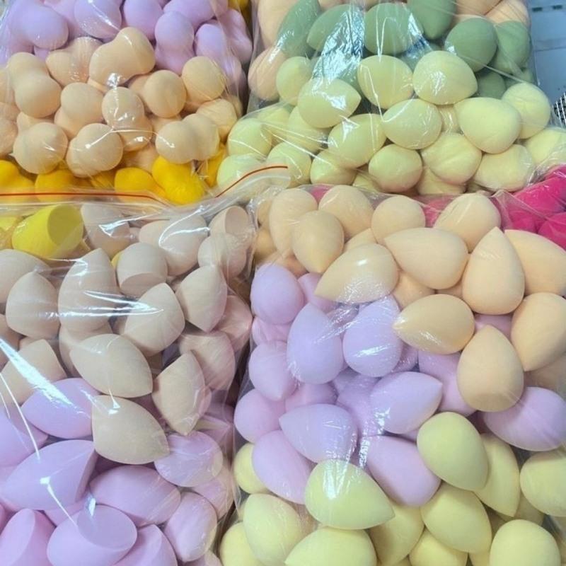 70个不吃粉细腻/美妆蛋海绵蛋葫芦干湿两用粉扑化妆棉化妆工具 单色 10个装