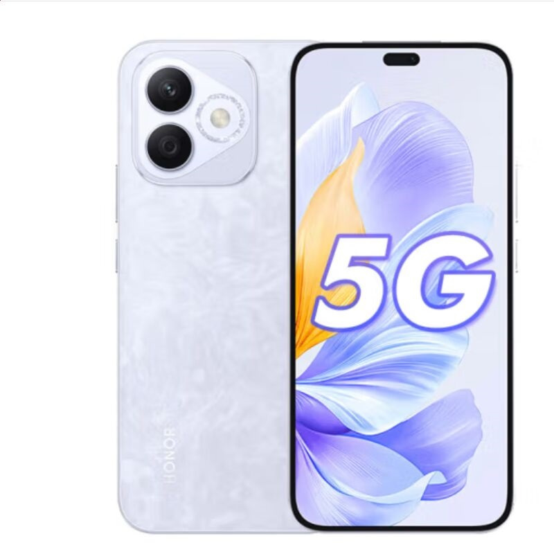 荣耀X60i 珊瑚紫 12GB+512GB 90Hz刷新率 OLED护眼大屏 IP64整机防水 5000W影像 35W快速充电 AI 5G手机
