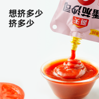 海天0添加番茄沙司305g*2袋 挤挤装零添加西红柿番茄酱0脂肪薯条披萨