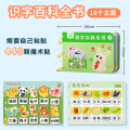 儿童识字拼图板认字启蒙手撕书卡片幼儿园早教宝宝益智玩具3到6岁 【识字百科】推荐1-6岁（需自己粘魔术贴）