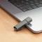 ThinkPlus联想32GB USB3.1高速U盘TU100灰色 金属迷你办公投标电脑系统车载多功能通用