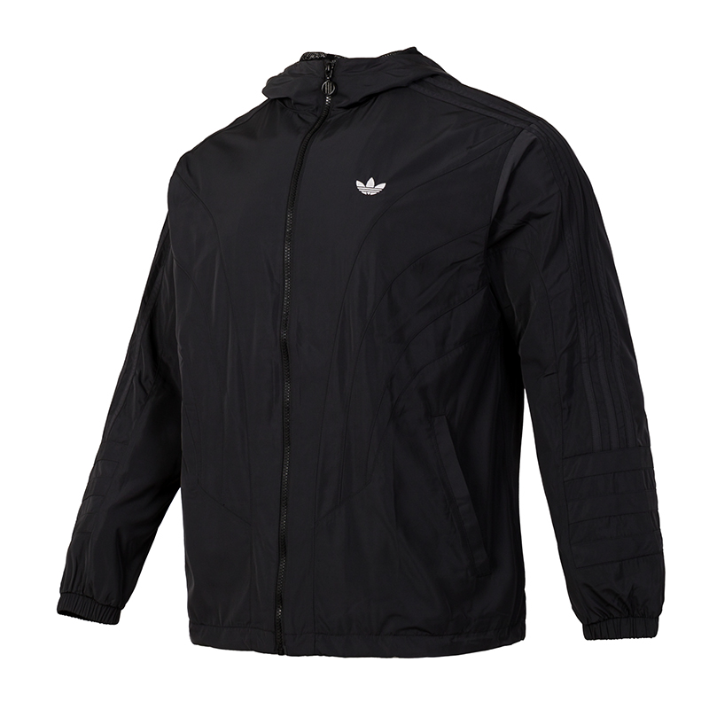 Adidas/阿迪达斯三叶草男士新款运动时尚休闲连帽夹克外套JD6392 ZP