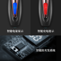 飞科(FLYCO) FC5902充插两用持久续航智能液晶电量显示4档微调豪华电动理发器电推剪
