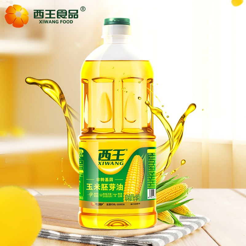 西王 玉米胚芽油玉米油压榨食用油食油1L非转基因(瓶)
