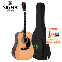 马丁(MARTIN)sigma 西格玛CN-DM-1-N吉他初学者D型单板民谣木吉他云杉桃花芯 亮光电箱41英寸