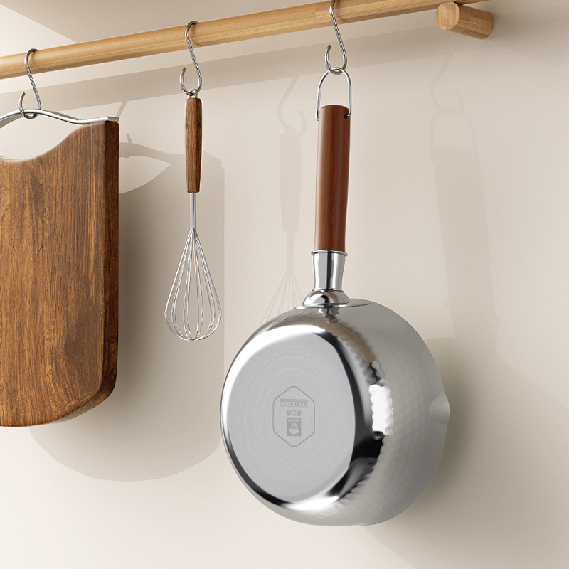 康巴赫316L三层钢雪平锅高清大图