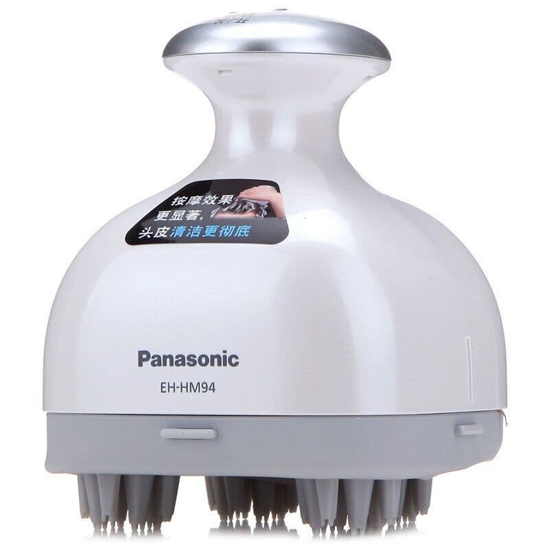 松下(Panasonic)头部按摩器EH-HM94-S 充电式电动头皮清洁银色干湿两用