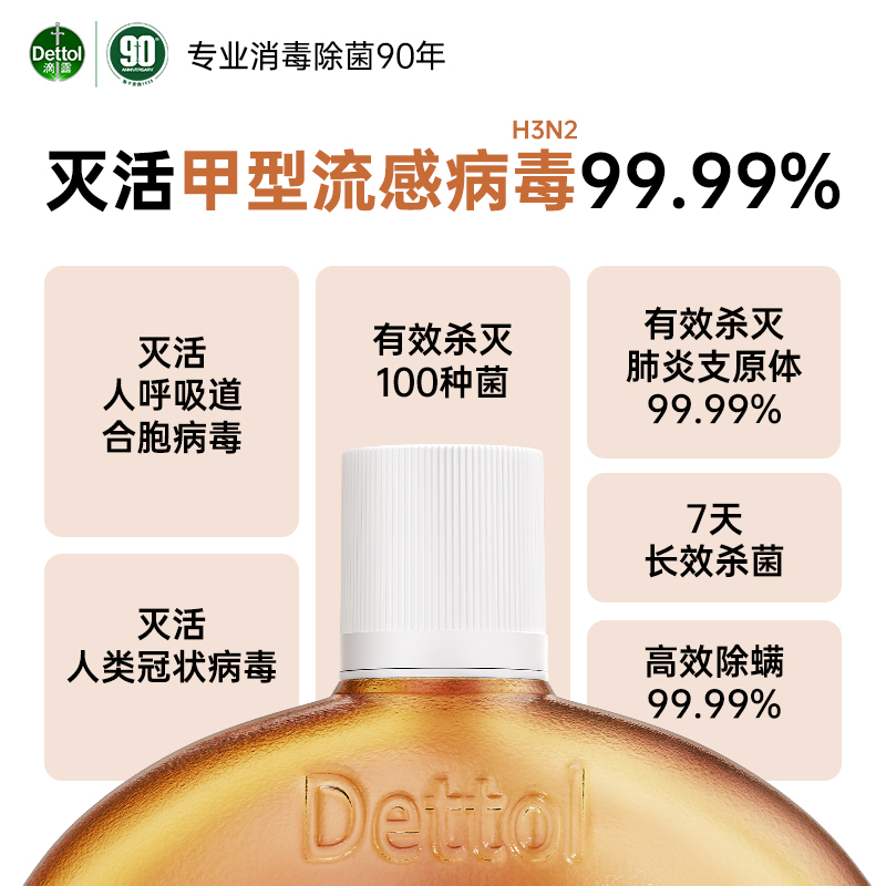 滴露消毒液250ml家用杀菌室内家居衣物非84酒精喷雾高清大图