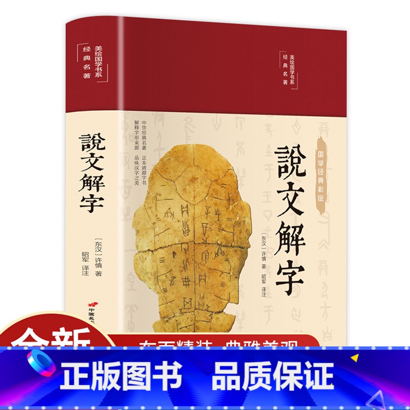 【正版】精装彩图 说文解字 语言文字图解说文解字许慎中华书局古代汉语字典 详解部首段玉裁注咬文嚼字细说汉字的故事画说汉
