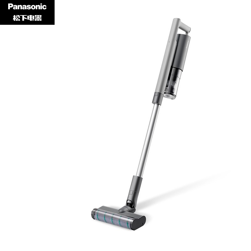 松下(Panasonic)家用手持吸擦两用无线除螨大吸力充电式吸尘器 熔岩灰