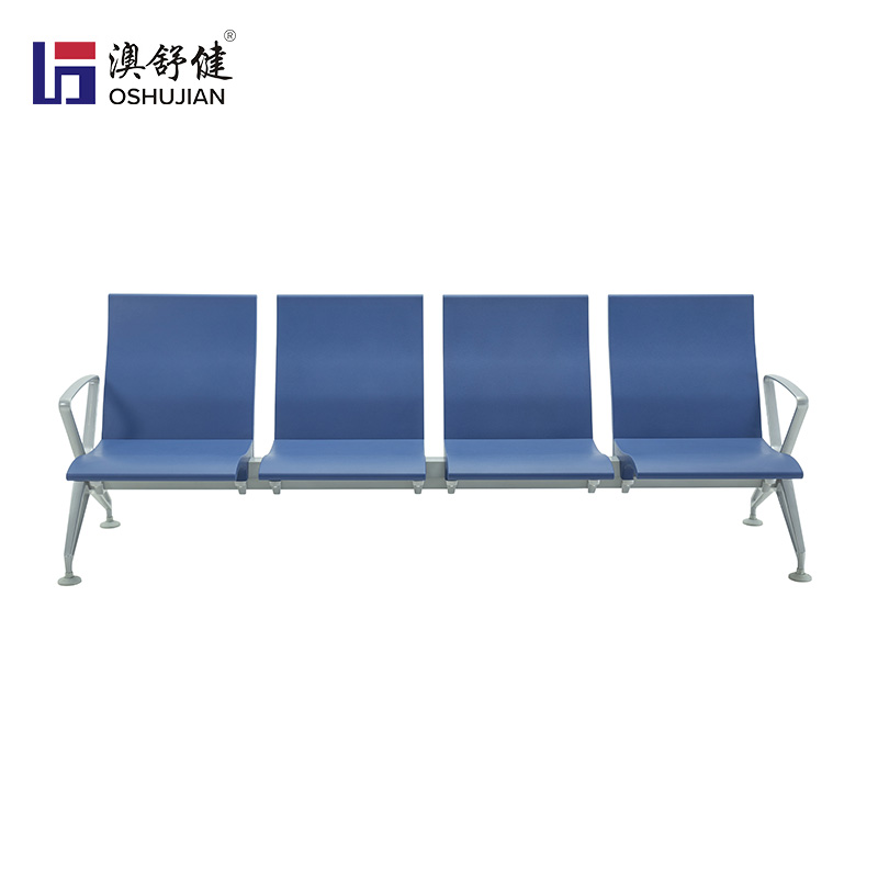 机场椅医院候诊椅公共连排椅高铁车站火车站等候椅 澳舒健 三人位排椅SJ9063-4张高清大图