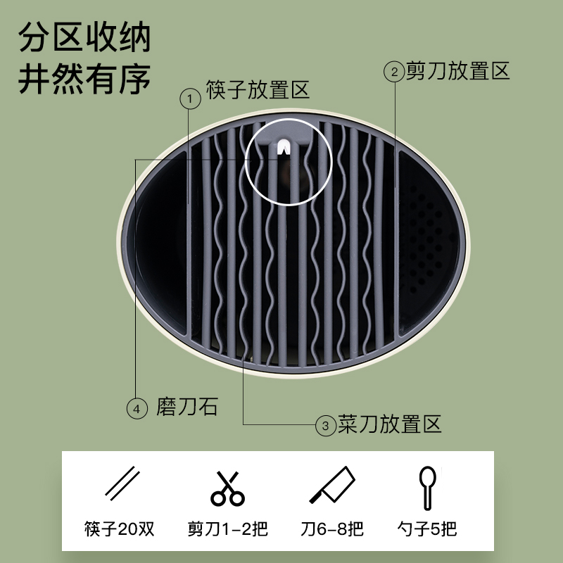 SOIKOI司崎库智能刀筷消毒机2.0 JL-XD201高清大图