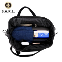 S.A.R.L瑞士手提旅行包可放15.6英寸 手提电脑包 男女通用短途旅游包 休闲尼龙旅行袋 大容量单肩包