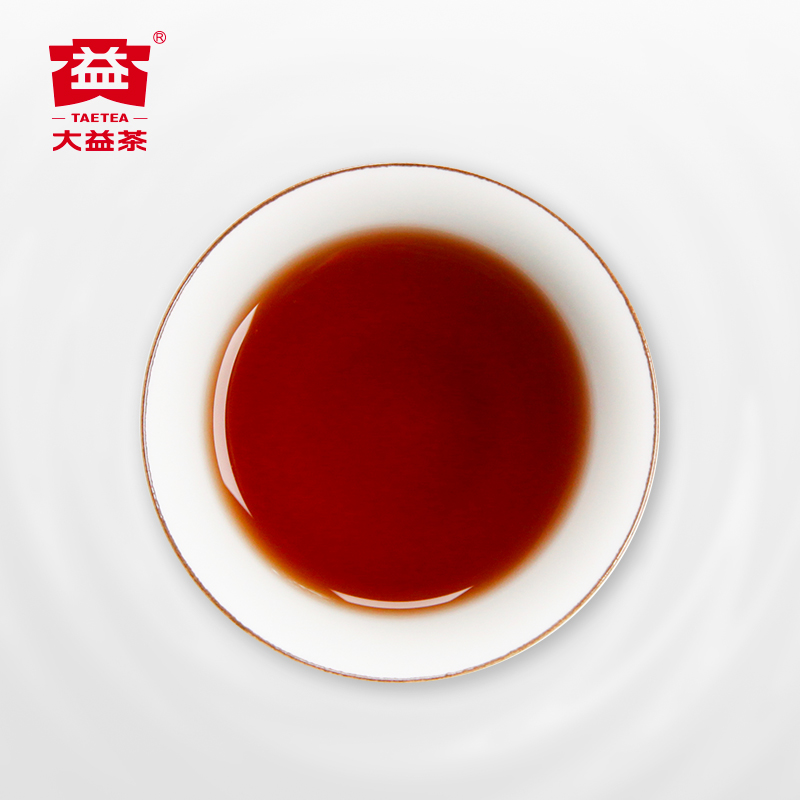 大益茶叶礼盒 三年陈普知味熟茶礼盒 357g 礼盒节日送礼茶高清大图