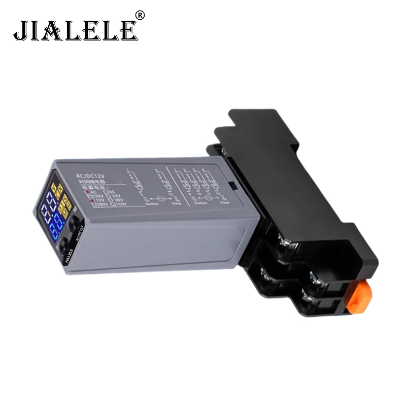 JIALELE 时间继电器 交流通用AC/DC12V/个高清大图
