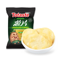 Totaste土斯原味薯片90g 休闲办公薄脆非油炸零食品
