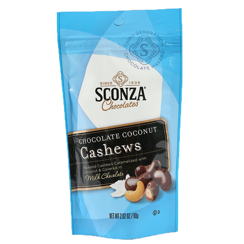 Sconza原粒椰子腰果朱古力80g