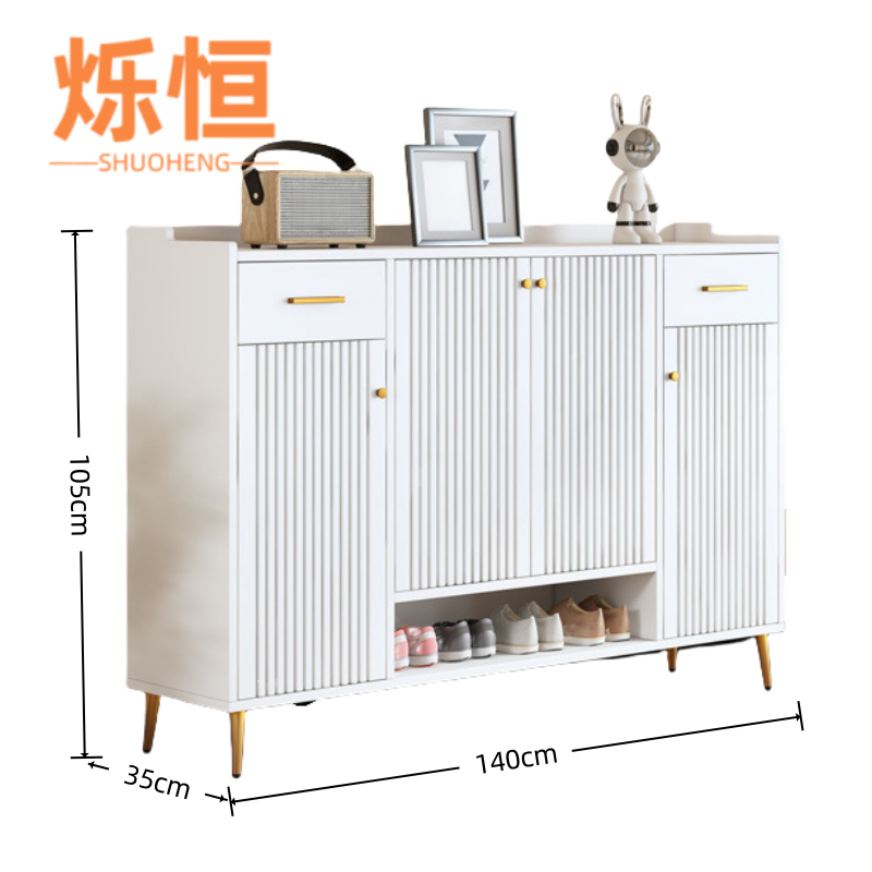 烁恒入户门鞋柜高清大图