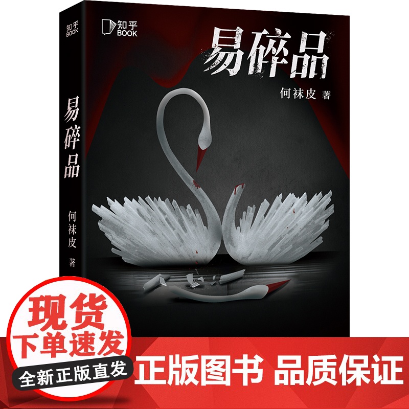 2024豆瓣年度书单]易碎品 百万粉丝悬疑大号没药花园主理人何袜皮全新长篇小说关于爱情人性秘密与死亡的故事高清大图