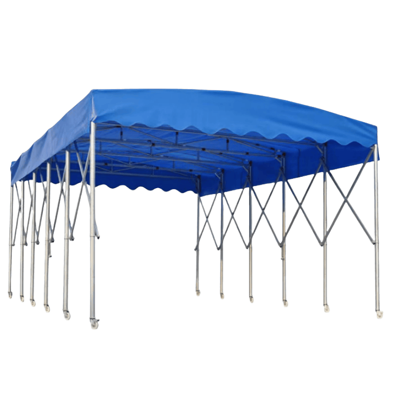 豫龙都户外雨棚长8m个高清大图