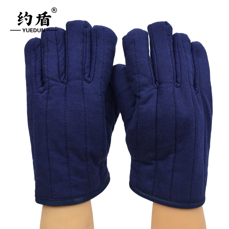 约盾 全棉帆布拒油防寒棉手套 LOL3301/双高清大图